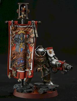 Grey Knight with banner by Kronid