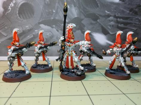 Eldar Fire Dragons by T1k