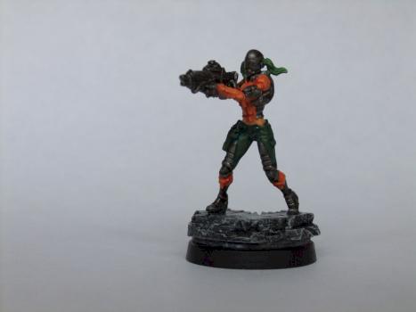 Yu Jing Celestial Guard from Tian di Jing with boarding shotgun by Stront