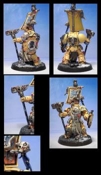 imperial fist captain by Achosyte