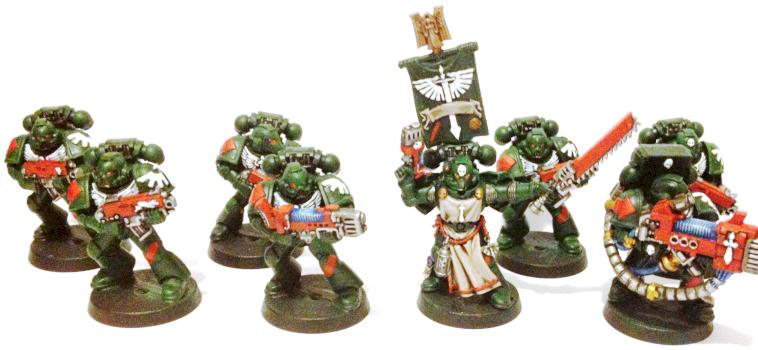 Dark angels squad by Asgog