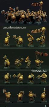Dwarves Golden Guard by Scibor