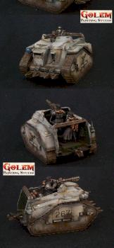 Death korps of Kreig centaur tank by Gary Connell