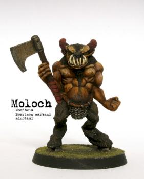 Moloch, Mordheim Beastmen warband minotaur by the brainwasher