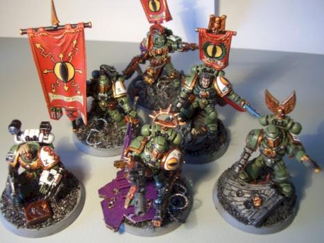 Sons of Horus Command Squad X company by Sotirios