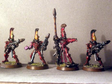 Dragones llameantes eldars by estompa