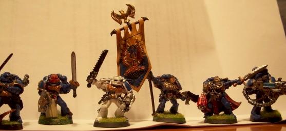 Ultramarines Command Squad by LordHudson