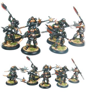 Steelhead Halberdiers -WARMACHINE by Zorz