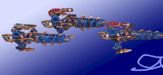 Dark Eldar Jetbikes by Chreek