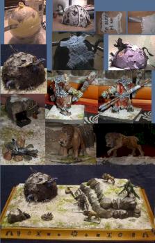 My first diorama by Mewi la Pintora