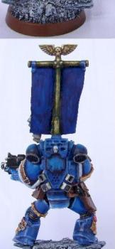 Space Marine Veteran Sgt by hansolo