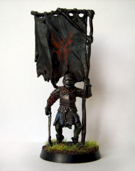 Mordor Orc Standard Bearer by Paster03