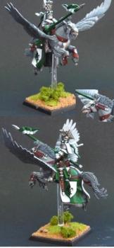 Bretonnian Pegasus Knight by mattrock