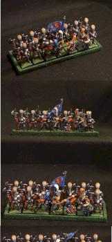Empire Halberdier Unit with command and mage by heleanor