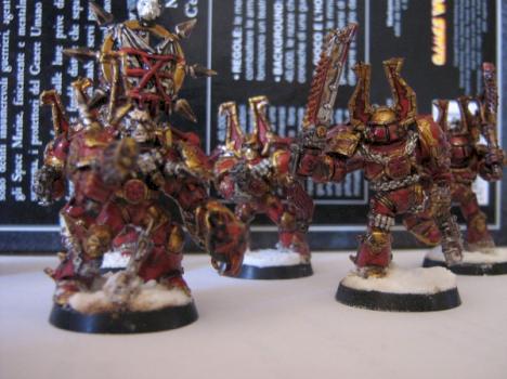 Khorne Berserker squad by Thorh666