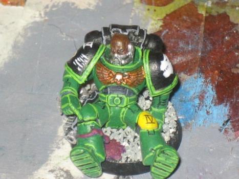 Injured Salamanders Space Marine Objective by WarlordSkarfang
