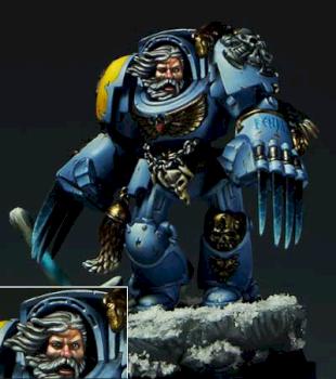 wolf guard in terminator amour with claws by EricChan1981