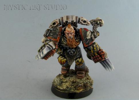 Space Wolves Wolf Lord by Benesz