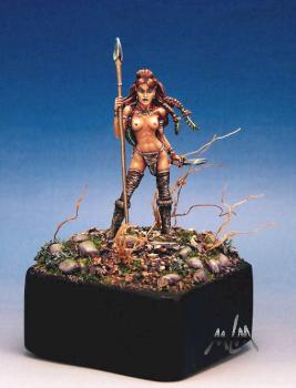 Dark Sword Female Wild Elf by Midnight Lurker