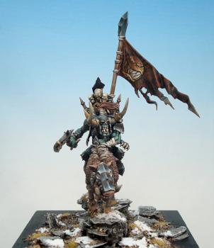 Orc Warboss on Boar by Mananarepublic
