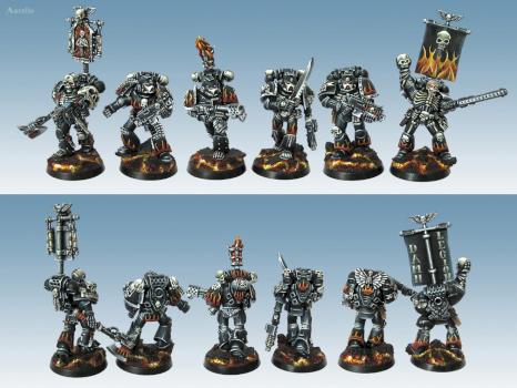 Legion of the Damned Space Marines by aurelio