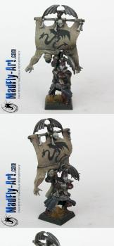 Vampire Counts Standard Bearer by MadFlyArtStudio
