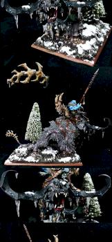 Icy Ogre Kingdom Stonehorn by Simon Moon