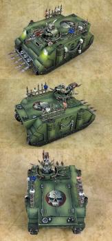 Nurgle Chaos Rhino by GregJea