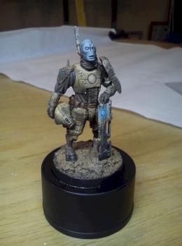 Tau Empire Fire Warrior 54mm by cathal