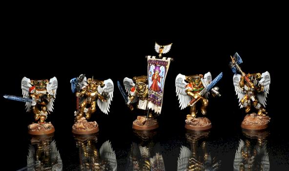 Blood Angels Sanguinary Guard by Carole