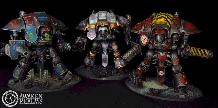 Alechemic, Artist and Reaven Imperial Knights by Awaken Realms