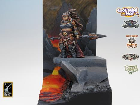 Fire Giantess by Michelle Blasteubrei