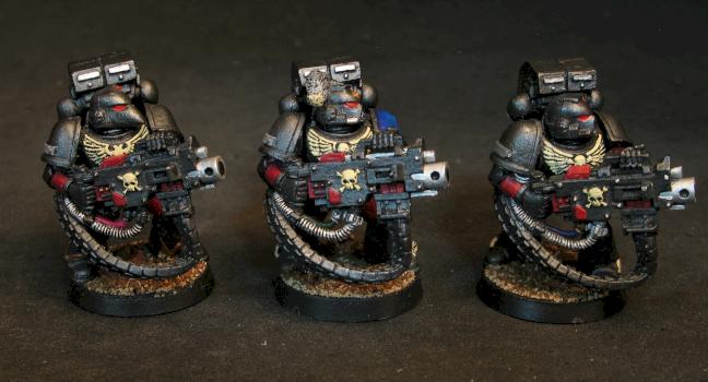 space marines with heavy bolters by Jodokast