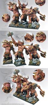 Minotaurs Set from Scibor Monstrous Miniatures by Scibor
