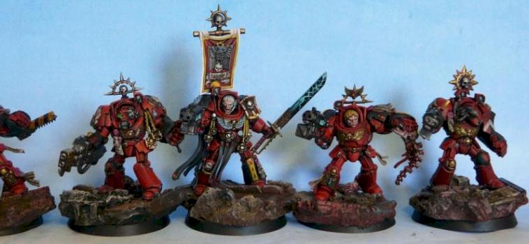 Blood Angels terminator squad 2 by RAFF