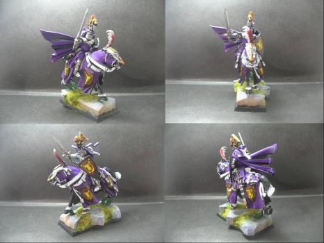 Warhammer Bretonnian King Leo by tinman755