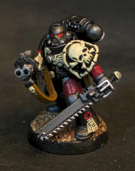 space marine, sergent with storm bolter by Jodokast
