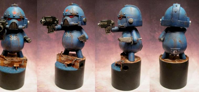space marine toon by julienultra