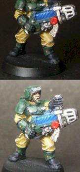 Imperial Guard Plasma Gunner by Pacanowa