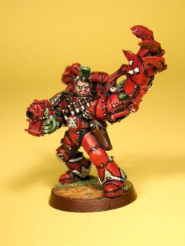 Khorne Chaos Marine with Powerfist by doust