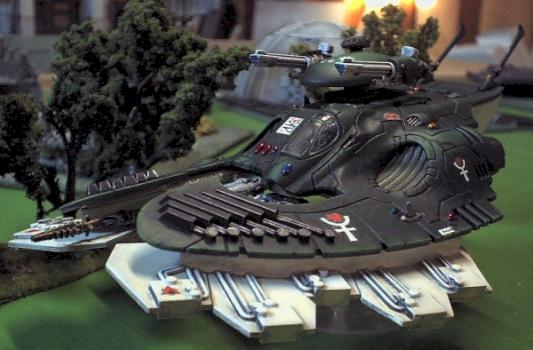 Eldar Grav tank by porfiro