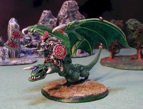 Ork Warlord on Wyvern by MastabasV