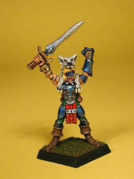Wood Elf Wardancer Chieftain by fatbastard