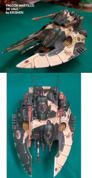 Eldar Falcon - Terahni Craftworld by Eribhen