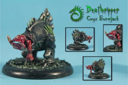 Cryx Light Warjack Deathripper by mchammas