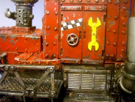 Stompa ork: access to the neck by thrym