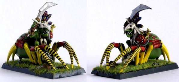 Forest Goblin Spider Rider Boss by grahnar
