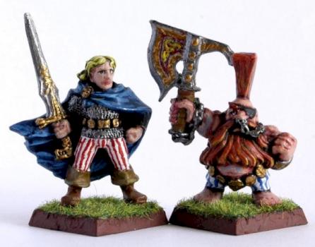 Oldschool Gotrek & Felix by grahnar