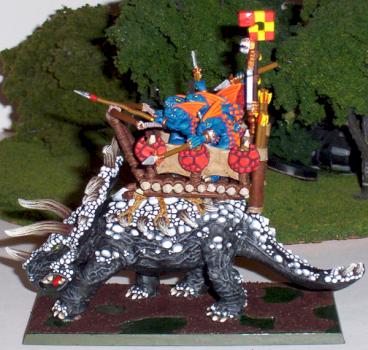 Lizardmen Stegadon by Aric Wulf