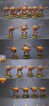 ELDAR WARP SPIDERS & EXARCH (10 minis) by midgardmodels